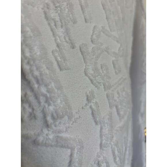 Parsley & Sage White Sleeveless Abstract Textured Top Size Medium Boho Lagenlook - Picture 5 of 8